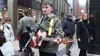 Meet New Busker 17 Year old Peter Lappin from Wicklow in Ireland with "Candy" by Paolo Nutini 