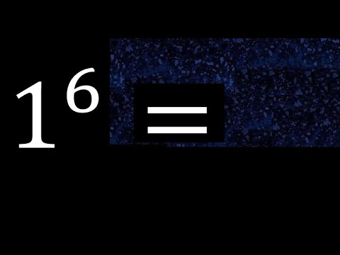 1 exponent 6, number with exponent