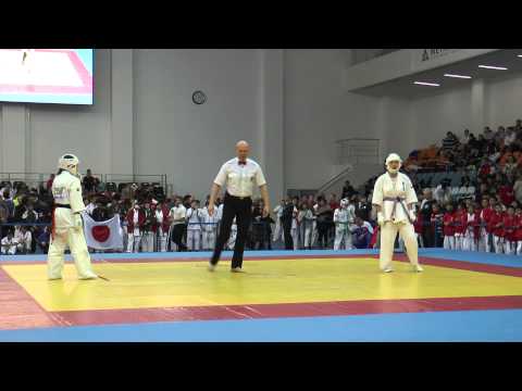 KWU-2014. Final - Nagisa Chiba vs. Hina Ozaki (Girls 13-14 years -55 kg)