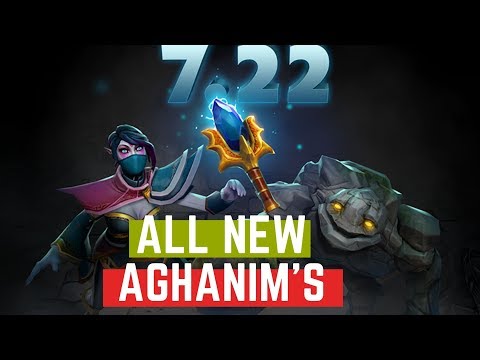 Dota 2 NEW 7.22 PATCH - ALL AGHANIM'S SCEPTERS!