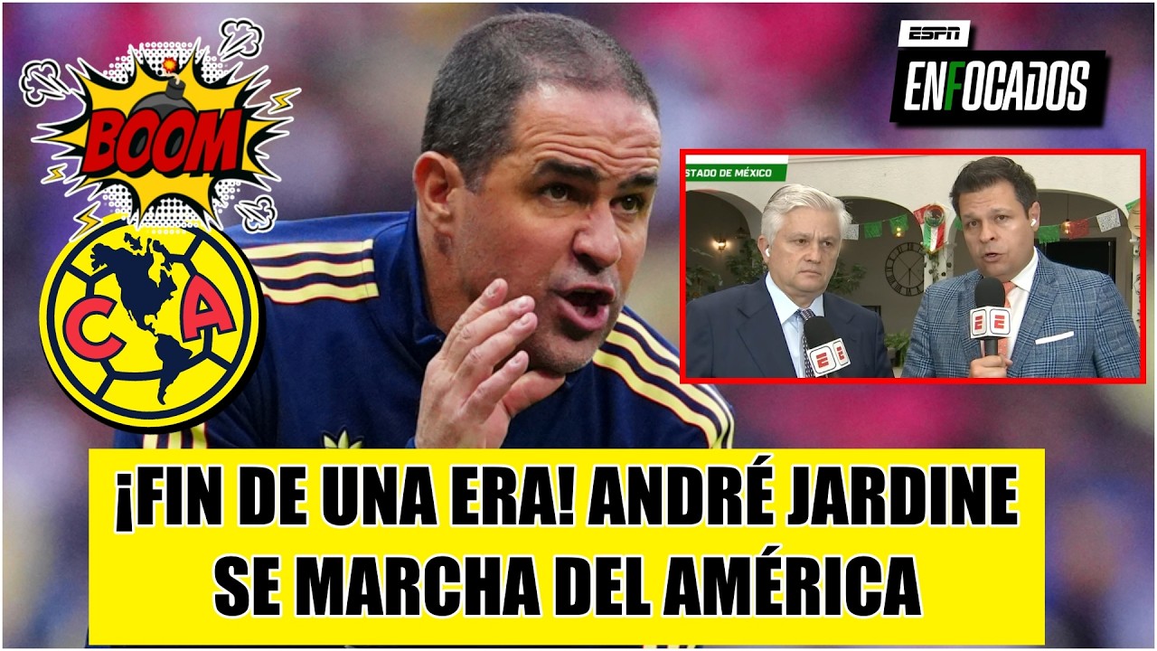 ¡BOMBAZO! ANDRÉ JARDINE SE VA DEL AMÉRICA, dejó de ser el DT y ALMADA sería su relevo | Enfocados