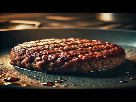 How to Cook Frozen Beef Hamburger Patties In A Pan - Quarter Pound - Turning Frozen Food Gourmet