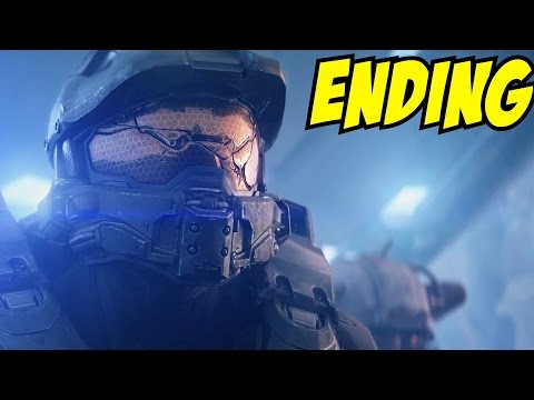 Halo 5 Ending Final Boss Fight Credits Guardians Walkthrough Part 7 Non Legendary Ending