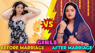 GIRLS LIFE - BEFORE MARRIAGE vs AFTER MARRIAGE || Sibbu Giri | DOWNLOAD THIS VIDEO IN MP3, M4A, WEBM, MP4, 3GP ETC
