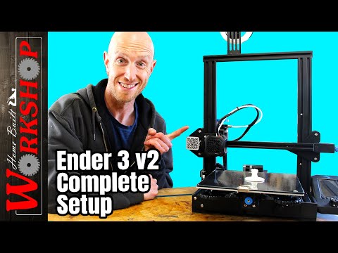 Creality Ender 3 V2 3D Printer Unboxing and Setup | Assembling the new printer