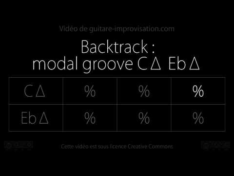 Modal Groove CMaj7 EbMaj7 : Backing track
