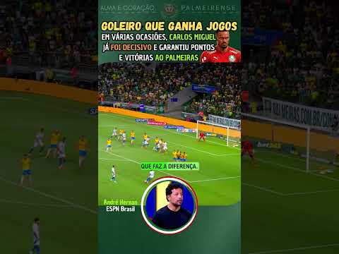 A IMPORTÂNCIA DE CARLOS MIGUEL PARA O PALMEIRAS