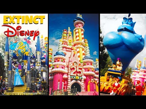 Extinct Disney- 25th Anniversary Parade Secrets- Disney World