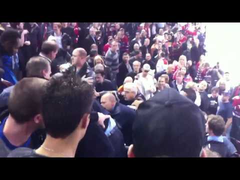 Hockey Fight Bell centre montreal vs boston nov 21 2011