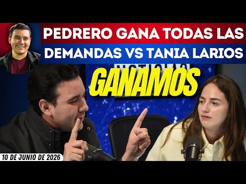 #SinMáscaras | PEDRERO GANA TODAS LAS DEMANDAS VS LA PLURI DEL PRI TANIA LARIOS: ¡GANÓ LA PRENSA!
