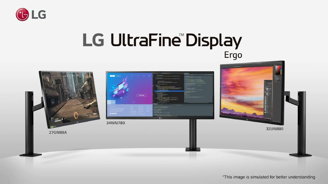 LG 32UN880-B 32" UltraFine Display Ergo UHD 4K IPS Display with HDR 10 Compatibility. 5ms Response Time, USB Type-C Connectivity, 5W x 2 Speakers, AMD FreeSync Technology, Black | 32UN880