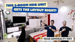One Of The Better 5-Room HDB Layouts | 764 Woodlands Circle Tour