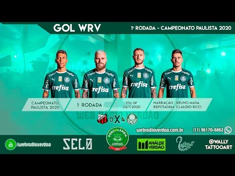 Rodada com goleada Verde - Ituano 0 x 4 Palmeiras - Campeonato Paulista 2020