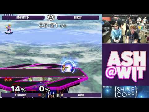 Pleasantries (Samus) vs GioGio (Fox) - ASH@WIT #104 Melee Bracket