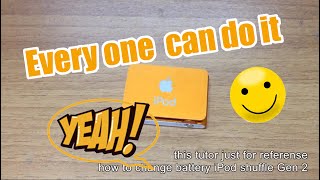 Change battery iPod Shuffle Gen 2