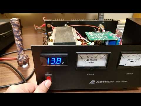 Adding a digital voltmeter to any Astron power supply