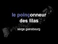 serge gainsbourg | le poinçonneur des lilas | lyrics | paroles | letra |