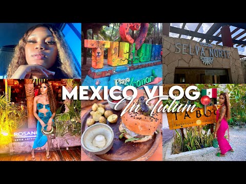 Travel With Me To Mexico🇲🇽 | TULUM VLOG🌴 (Travel📍, Airbnb Tour, Restaurants)