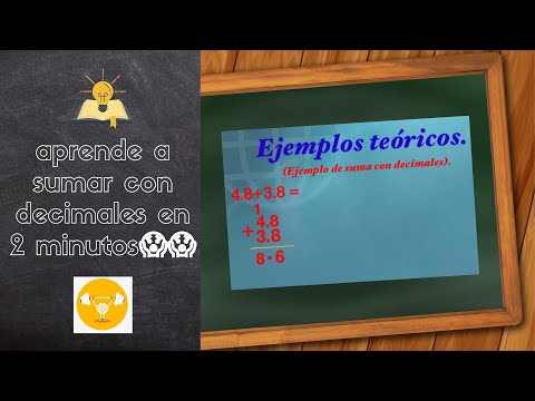 Suma con punto decimal,Súper fácil😱😱😱
