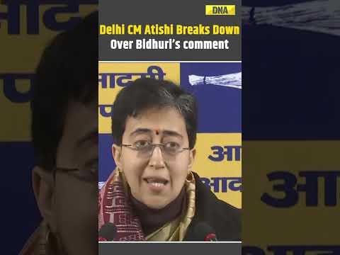 Delhi CM Atishi Breaks Down Over Ramesh Bidhuri's Comment