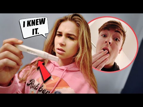 Leaving a POSITIVE PREGNANCY TEST from Another Girl.. (SHE CRIED) Video