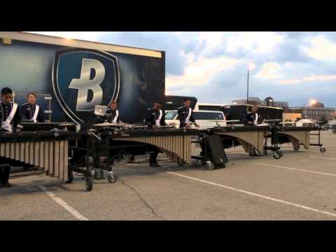 Bluecoats Front Ensemble 2014 Full Run - Part 2
