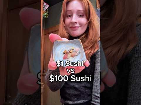$1 Sushi or $100 Sushi in Japan?? 🍣