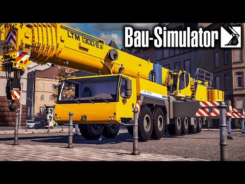 Bau Simulator #38 - Filigrandecke mit Liebherr LTM 1300 setzen: Museumsanbau -Construction Simulator