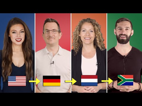 English vs. German vs. Dutch vs. Afrikaans | West Germanic Language Comparison