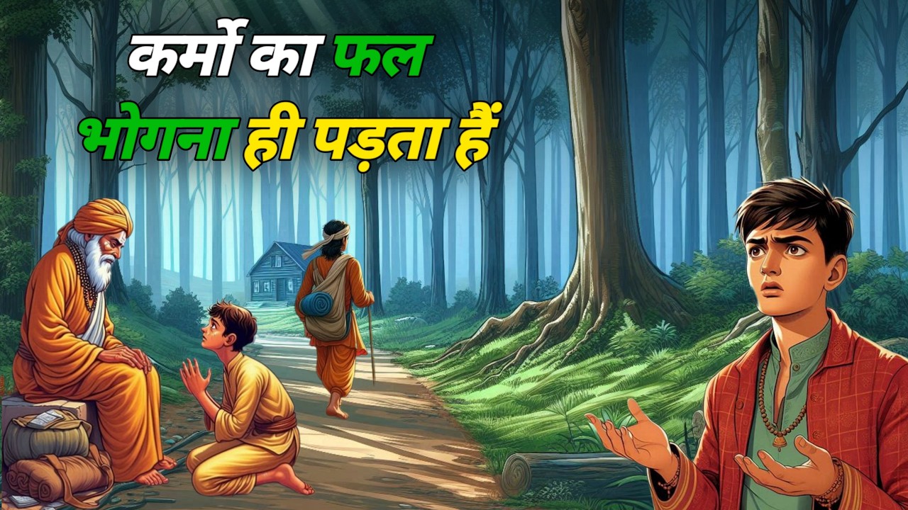 कर्मों का फल भोगना ही पड़ता है।||One has to suffer the consequences of one's actions|| #buddhastory