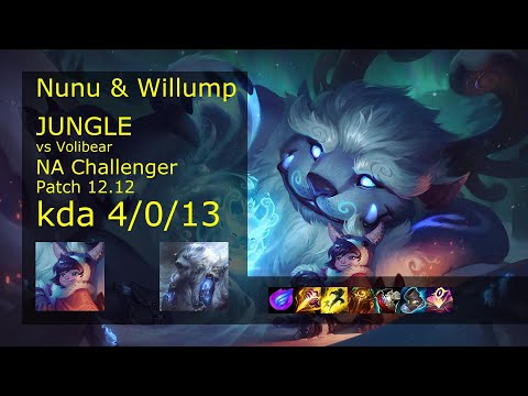 Rank 2 NA Nunu & Willump Jungle: Nunu & Willump vs Volibear