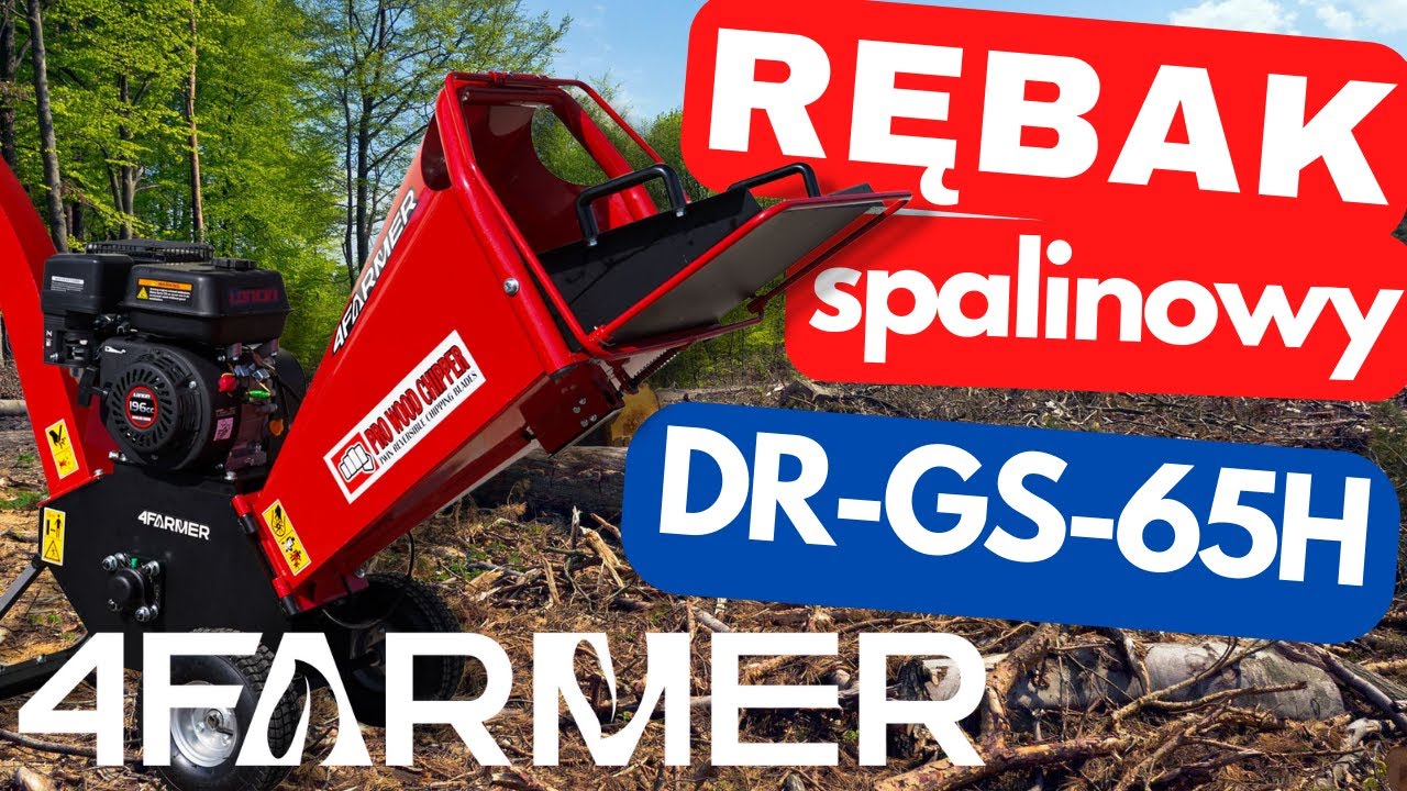 Rębak spalinowy do gałęzi DR GS 65H :: 4Farmer :: Traktor.com.pl