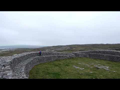 The amazing historic and remote castle/fort Dun Eoghanachta on Inishmor Aran Islands Ireland Eire