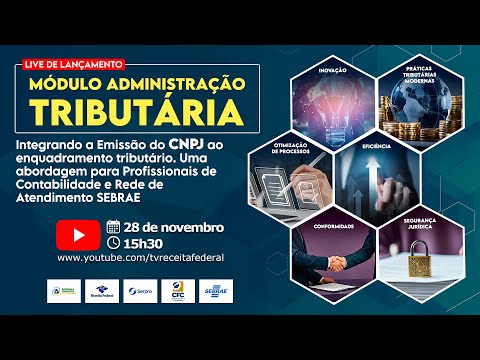 Live de lançamento - Módulo de Administração Tributária