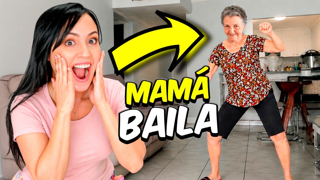 Mi Mamá bailando REPARTO 😮 Sandra Cires Vlog