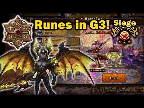 G3 Runes & High G3 Siege (Summoners War)