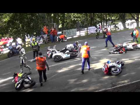 UNREAL - 2013 Scarborough Gold Cup Motorcycle Crash Olivers Mount - Mere Hairpin