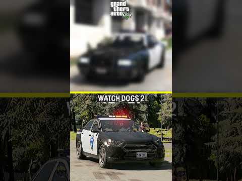 GTA 5 vs Watch Dogs 2 - Police Sirens Comparison