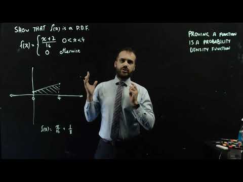 Proving A Function Is A Probability Density Function