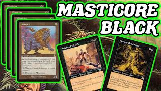 MASTICORE BLACK! Premodern Moneyball Midrange With Rotlung Reanimator MTG