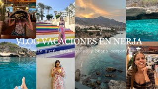 VLOG: MIS VACACIONES EN NERJA || Mucho Paddle surf, playas, comida y más