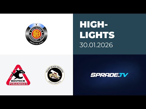 30.01.2026 - Highlights - Rostock Piranhas vs. TecArt BlackDragons