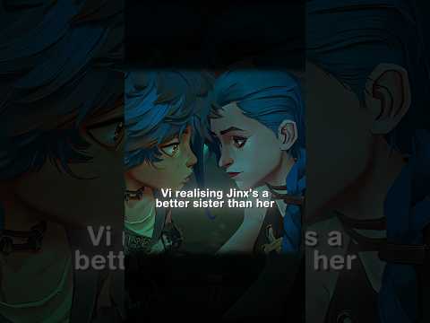 Jinx's the better sister 🙂‍↕️ #jinx #isha #viarcane #arcane