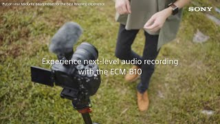 Video thumbnail for Sony | Why Mic | ECM-B10 Shotgun microphone by Sony Electronics Asia Pacific