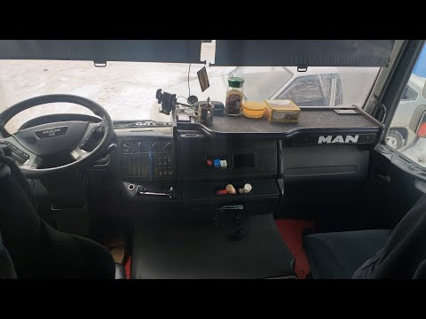 #бортовойвидеожурнал. Краткий обзор-отзыв о MAN TGL 12.180, недостатки кабины.