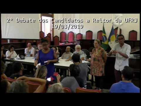 PARTE 1 -  2º Debate dos Candidatos a Reitor da UFRJ   Praia Vermelha