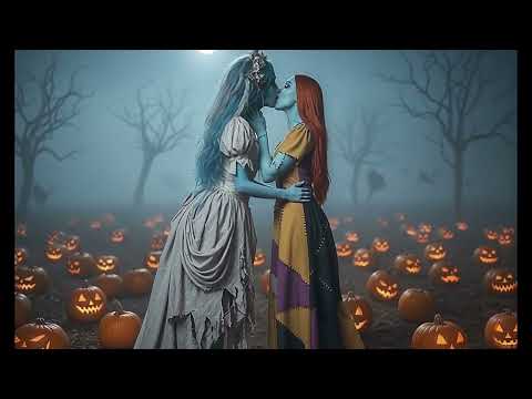 Sally & Emily AI Cosplay: The Kiss (Gothic Halloween Special! 🎃)