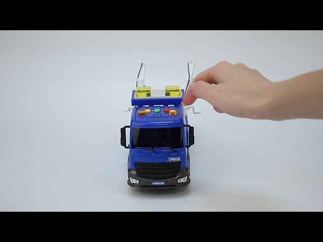 Эвакуатор Lanson Toys инерционный световые звуковые эффекты 1:18 - видео