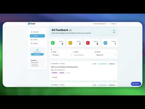 Feedi video preview