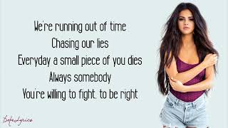 Selena Gomez   Kill Em With Kindness Lyrics